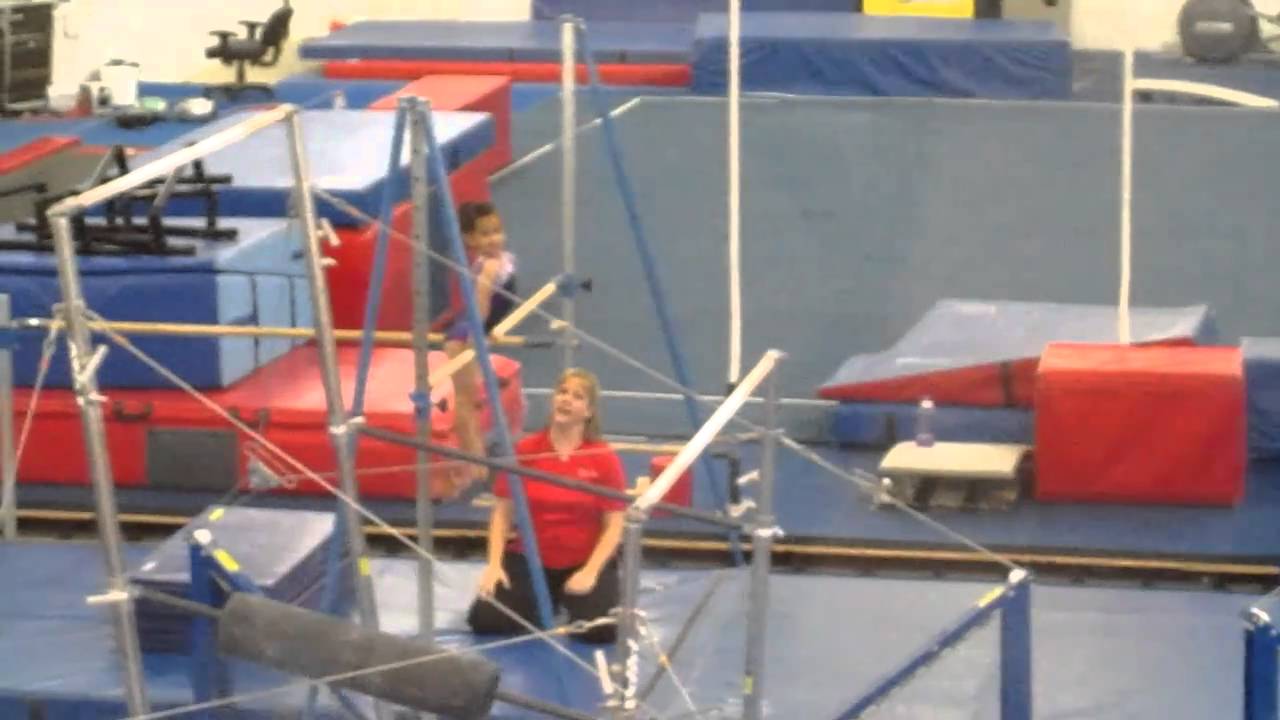5 year old gymnast KIP training YouTube