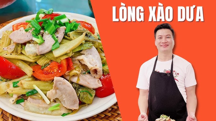Hướng Dẫn Cách Lòng Xào Dưa Ngon Tuyệt Đỉnh