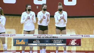 WSU VB: #18 UCLA at #24 Washington State | Full Match | 2/4/21