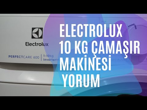 Electrolux Perfectcare 600 10 kg çamaşır makinesi uzun kullanım yorumu