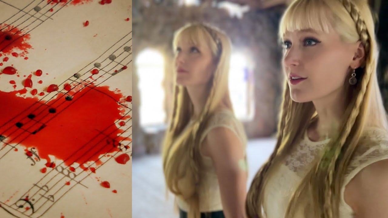 Песня кровь в жилах. Harp Twins feet.