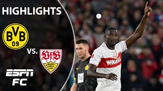 Stuttgart vs. Borussia Dortmund | Bundesliga Highlights | ESPN FC