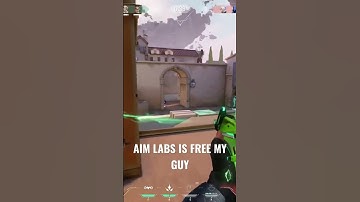 AIM LABS IS FREE MY GUY 12 #valorantclip #gaming #aimlab