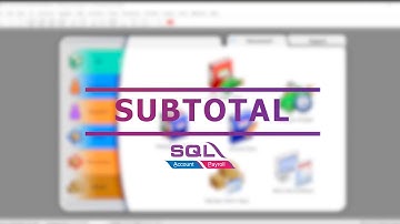 SQL Accounting Software - Report SubTotal