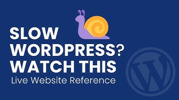 Slow WordPress Live Solution | Speed Up WordPress Performance | WordPress Tutorial