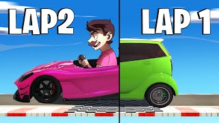 GTA 5 But Every Lap You Get A RANDOM Car!