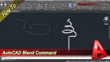 Autocad Create Curve In Gap Between 2 Objects Blend Command