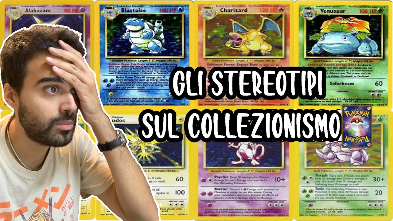 Dario Moccia parla degli stereotipi sul collezionismo  e le carte nuove di pokemon!