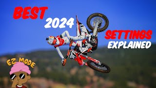 BEST SETTINGS going into 2024 SEASON in MX BIKES!
