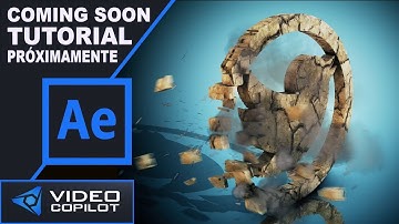 INTRO cubos de piedra forman logo y texto (Element 3D/AE)