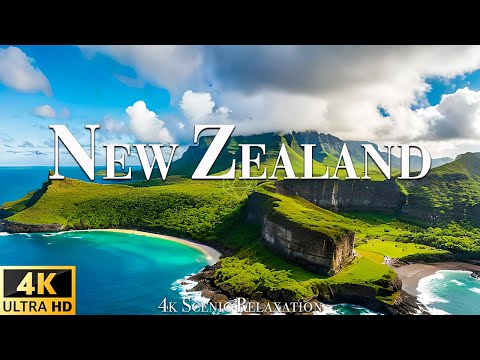 New Zealand 4K Nature Relaxation Film - Meditation Relaxing Music 