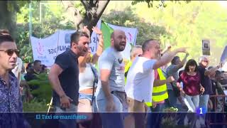 🔴Flash - Manifestation des taxis à Séville contre la nouvelle législation favorable aux VTC