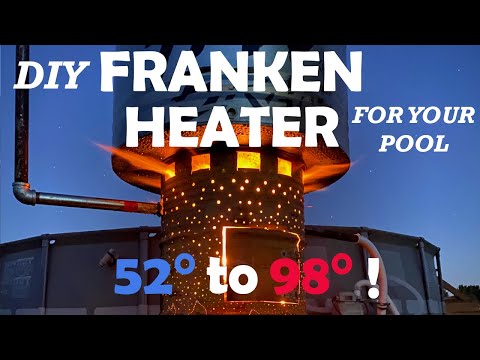 Diy wood fired pool heater