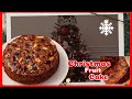 Christmas plum cake recipe with rum  easy rich fruit cake recipe   sonalis kitchen