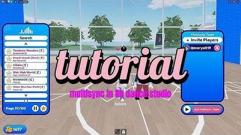 how to multisync in rh dance studio