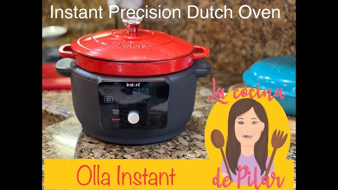 Instant Precision 5-in-1 Electric 6qt Enameled Cast Iron Dutch Oven -  20678955