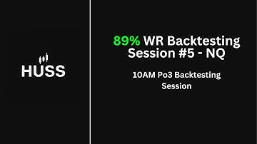 89% Win Rate Backtesting Session Using 10AM Power of 3 (Live and Unfiltered)