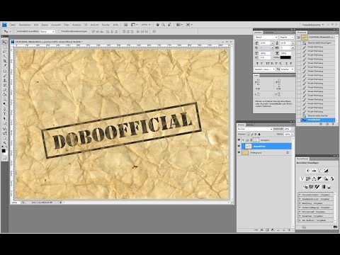 Grunge Stempel-Effekt – Photoshop-Tutorial