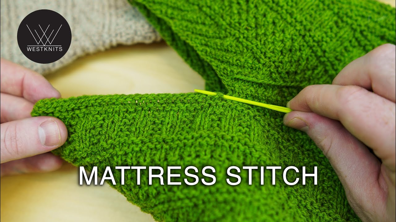Mattress Stitch Knitting Tutorial YouTube