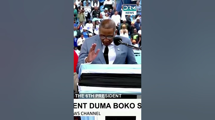 Botswana inaugurates President-elect Duma Boko following historic election | AC1G