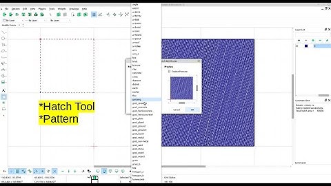 How to Hatch a Shape in Librecad