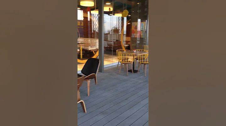 I'm in love with this cafe design in style in the ...