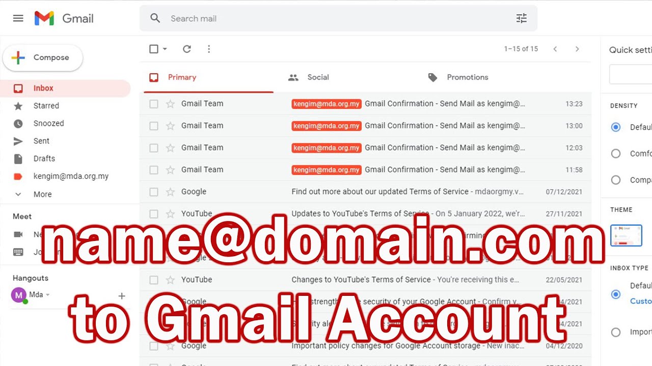 Tutorial How To Link The Name domain domain Name Email To A Tutorial How To Link The Name domain domain Name Email To A