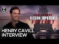 Henry cavill talks mission impossible  fallout tom cruise and plays ice breakers