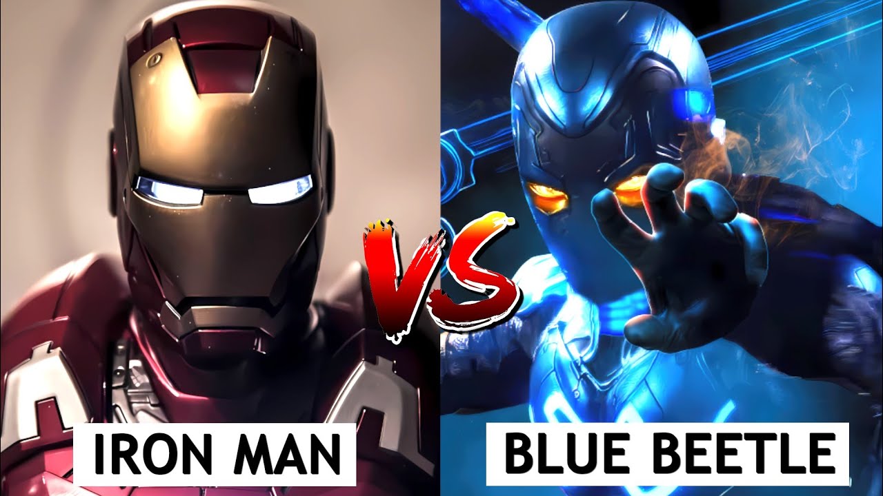 Blue Beetle Vs Iron Man