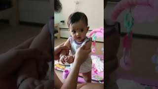 Practice going on 😄 #ariapatil #cutebaby #memories #funny #happybaby #viralvideos