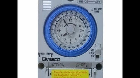Timer 24h TB 35 -N ( Hướng dẫn sử dụng đồng hồ hẹn giờ TB 35-N)