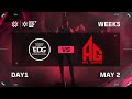 Edg vs ag  week 5 day 1  vct cn stage 1