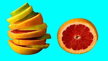 스톱모션 애니메이션을 만족시키는 과일 및 채소 내부 패턴 Patterns Inside Fruits and Vegetables Stop-Motion Animation 21