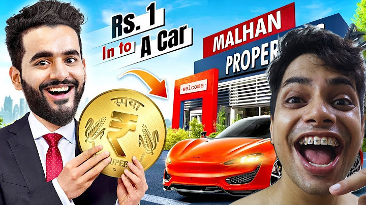 I became a Property Dealer to turn Rs.1 into a Car 😂 ​⁠@FukraInsaan . Reaction