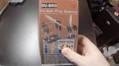 Du-Bro Tru-Spin Prop Balancer Unboxing and Assembly