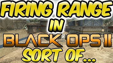 BO2 - "Firing Range in Uprising DLC Map Pack" in The Form of "Studio" (Black Ops 2 Multiplayer)