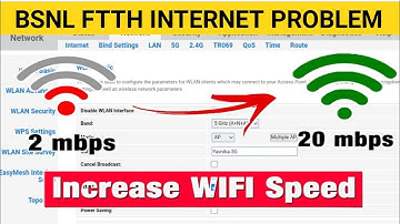 increase bsnl ftth speed | how to fix BSNL FTTH slow speed problem | BSNL FTTH Slow Speed Fix
