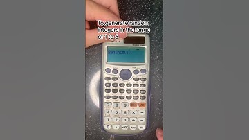 Generate random integer by using calculator #viral #education #shortvideos #shorts