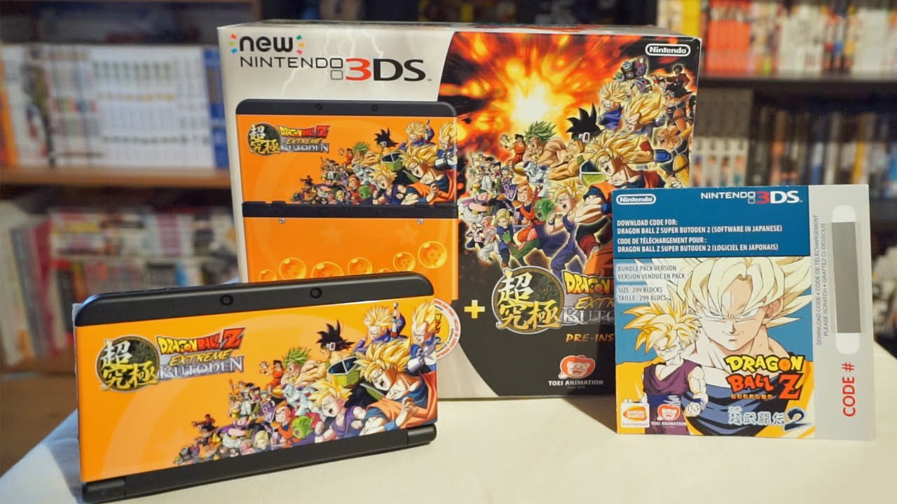 UNBOXING | NEW NINTENDO 3DS - DRAGON BALL Z: EXTREME BUTODEN BUNDLE - YouTube