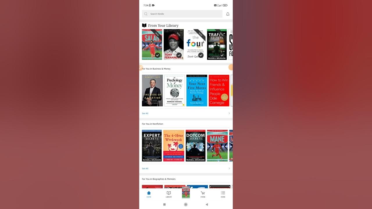 Kindle App Wishlist Android YouTube