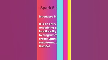 What is Spark Session ?? #apachespark #sparksession