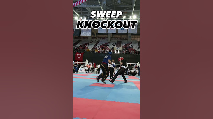 Sweep Knockout WAKO Kickboxing European Championships #wakokickboxing #lightcontact #kickboxing #KO