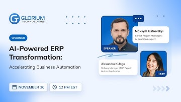 AI-Powered ERP Transformation: Accelerating Business Automation (Free Webinar)