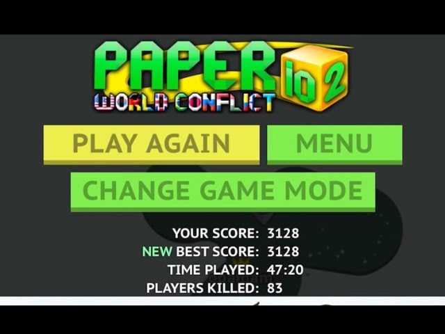 Paper.io world record in World Conflict 100% #paperio2 