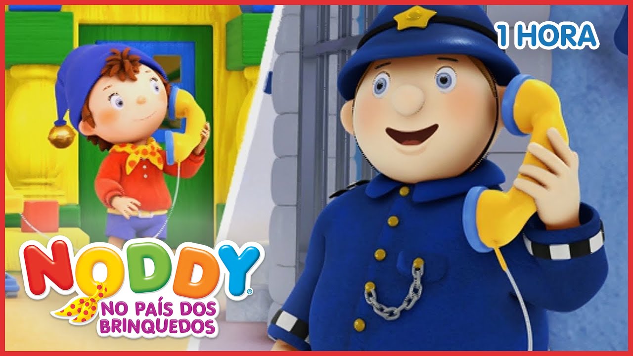 Compilação De 1 Hora | O Dia Atarefado | Noddy em Português | O Dia Atarefado | Desenhos Animados