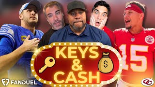 Keys \u0026 Cash Ep. 42 – JD’s 10 Keys to Beating the Lions + Best Chiefs 5-Leg SGP Picks