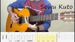 SEWU KUTO - DIDI KEMPOT - Fingesrtyle Guitar Tutorial TAB + VERSI DANGDUT