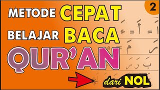 CARA cepat belajar baca alquran dari nol sampai lancar Iqro 1 (EP 2) METODE PELAN LANSIA & PEMULA