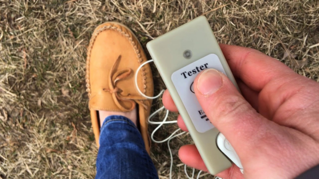 leather grounding shoes