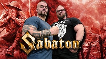 SABATON! Rockstar Workout - Joakim vs. Tetzel - Interview and Training!